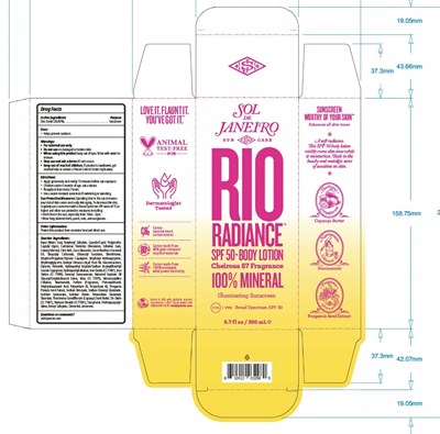 Rio Radiance SPF 50 Body Lotion_Carton - Rio Radiance SPF 50 Body Lotion Carton